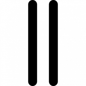 est parallele au signe mathematique
